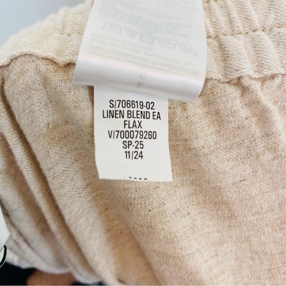 Banana Republic Linen-Blend High-Rise Pants Size Large - Picture 12 of 12